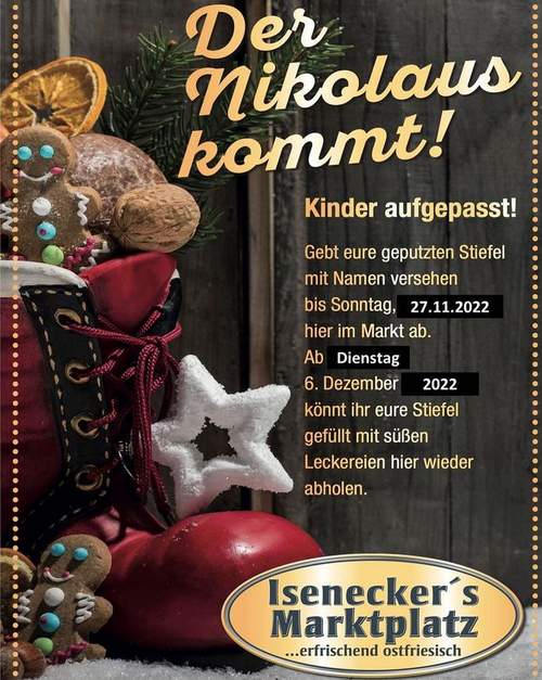 Nikolaus und Weihnachtsbäume kommen Langeoog Aktuell Langeoog News